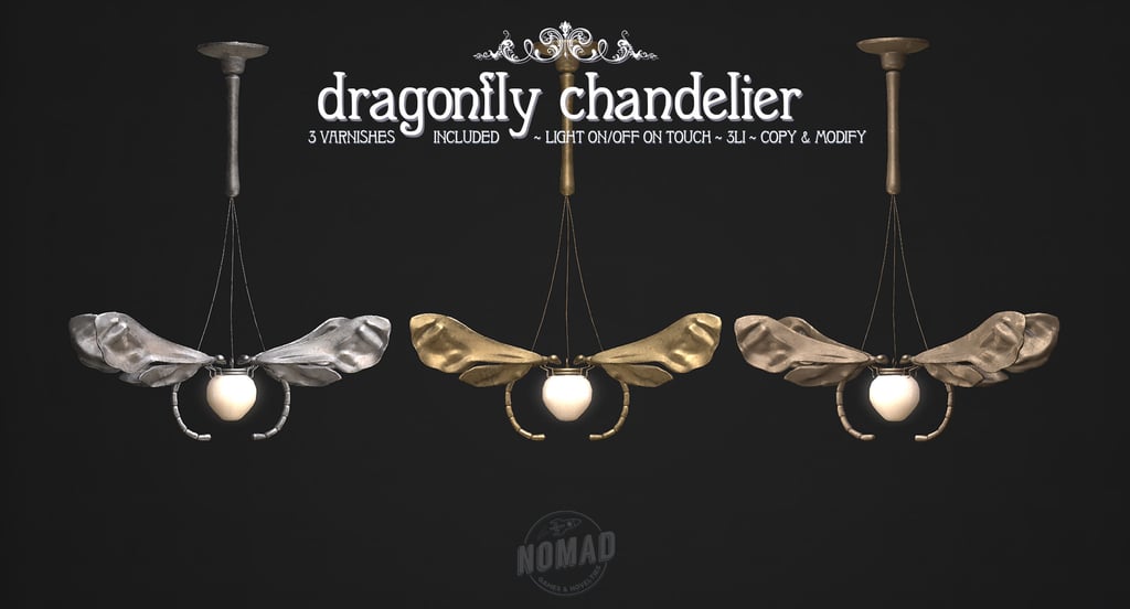 NOMAD - dragonfly chandelier